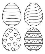 Adorable Easter Eggs with Heartwarming Patterns 🐣💖🌸