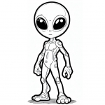 Alien Standing 👽🕴️