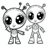 Aliens Waving 👽👋