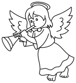 Angel Playing a Trumpet with Wings 😇🎶✨