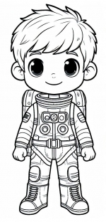Boy Dressed as Astronaut 🌌🚀👨‍🚀