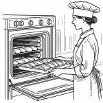 Baker loading Breads in Oven to Bake 🍞👨‍🍳