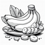 Bananas on a Plate with Banana Slices 🍌🍽️