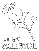 Be My Valentine - Rose with Heart-Shaped Leaves 🌹❤️💌