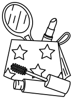 Beauty Bag with Makeup Tools 💄🌟✨