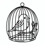 A Bird in a Cage 🐦🪟