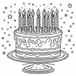 Birthday Cake with Candles 🎂🕯️