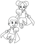 Superhero Kids Flying to the Rescue 🦸‍♂️🦸‍♀️💫