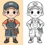 Boy Car Mechanic 👦🚗🔧