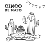 Celebrate Cinco de Mayo with Cacti and Traditional Symbols 🌵🎉🇲🇽