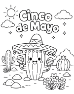 Celebrate Cinco de Mayo with a Festive Cactus 🌵🎉