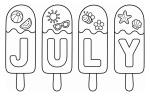 Sweet Summer Popsicles Spelling July ☀️🍦🍉