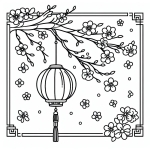 Chinese Lantern Decoration for Chinese New Year Hanging on Tree 🏮🌳