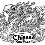 Chinese New Year Dragon 2024 🐉🎆