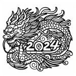 Chinese New Year Dragon 2024 🐉🎆