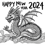 Chinese New Year Dragon 2024 🐉🎆