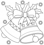 Christmas Bells with Patterns, Decorated with Holly and a Bow 🔔🎀🌿