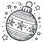 Christmas Bauble with Stars 🎄🌟