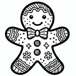 Gingerbread Man Cookie for Christmas 🍪🎄