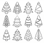 Collection of Christmas Trees 🎄✨❄️💖