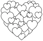 A Lovely Collection of Hearts in Different Sizes and Shapes 💖💘💝