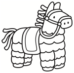 Colorful Piñata Horse with Adorable Face and Long Mane 🐴🎉🎨
