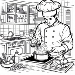 a chef who cooks 👩‍🍳🥘
