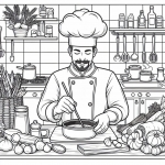 a chef who cooks 👨‍🍳🔪