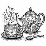 Cup of Tea and Teapot ☕🫖