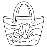 Cute Beachy Starfish Tote Bag 👜🐚⭐
