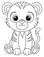 Cute Little Tiger Cub 🐯🧡🐾