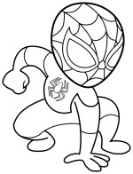Cute Little Superhero Spiderman 🕷️🕸️🦸‍♂️