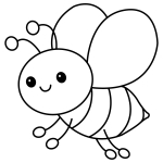 Cute and Cheerful Bumblebee Flying Happily 🐝🌼✨☀️💛