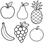 Delicious Variety of Fresh Fruits 🍎🍐🍍🍇🍌🍊