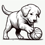 Dog Playing with Ball 🐶🎾
