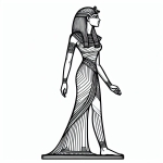 Egyptian Woman Standing 👩