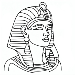 Ancient Egyptian Goddess Head 👸🏛️