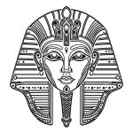 Ancient Egyptian Mask of Tutanchamon