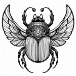 Ancient Egyptian Scarab Beetle 🐜