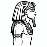 Ancient Egyptian Man Side Portrait 👨