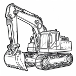 Excavator for Construction Works 🚧🚜