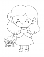Fairy Girl with Crab 🧚‍♀️🦀✨