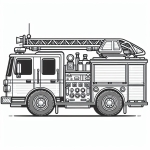 Fire Truck with Ladder 🚒🪜