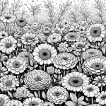 Flowers in the Meadow with Grass 🌼🌿