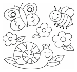 Friendly Bugs and Insects in a Flowery Garden 🌸🐛🐝