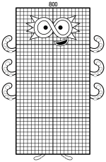 Friendly Square Character with Star-Shaped Eye Mask and Eight Arms 🌟😊