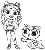 Gabby and MerCat, ready for adventure! 🐱🧜‍♀️✨