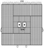 Numberblock 4900 Square Giant 🟩🔢✨