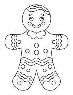 Gingerbread Man Smiling 🎄🍪😊✨