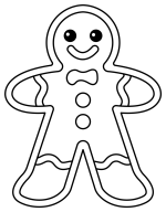 Gingerbread Man Christmas Cookie 🍪🎄😋